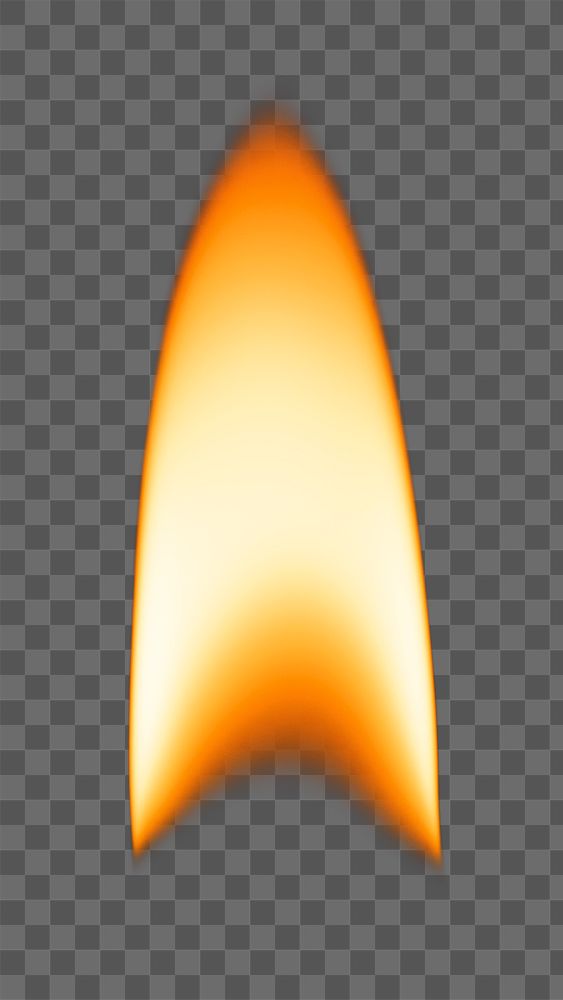 Lighter flame png sticker, realistic burning fire image