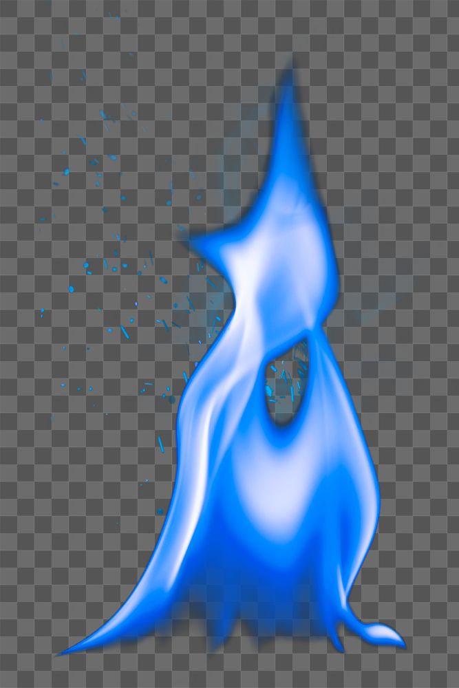 Aesthetic flame png sticker, realistic burning fire transparent image