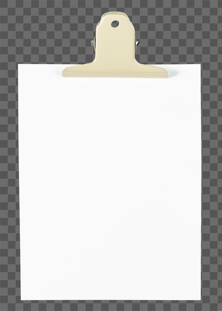 White paper png sticker, transparent background