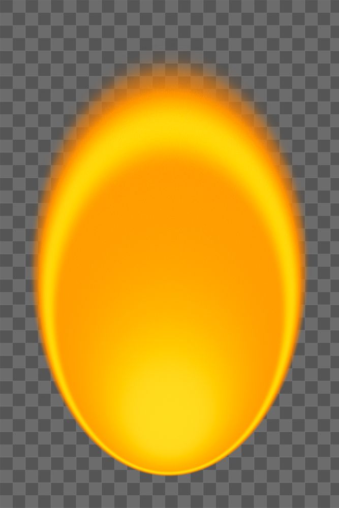 Yellow sunset projector lamp png design element