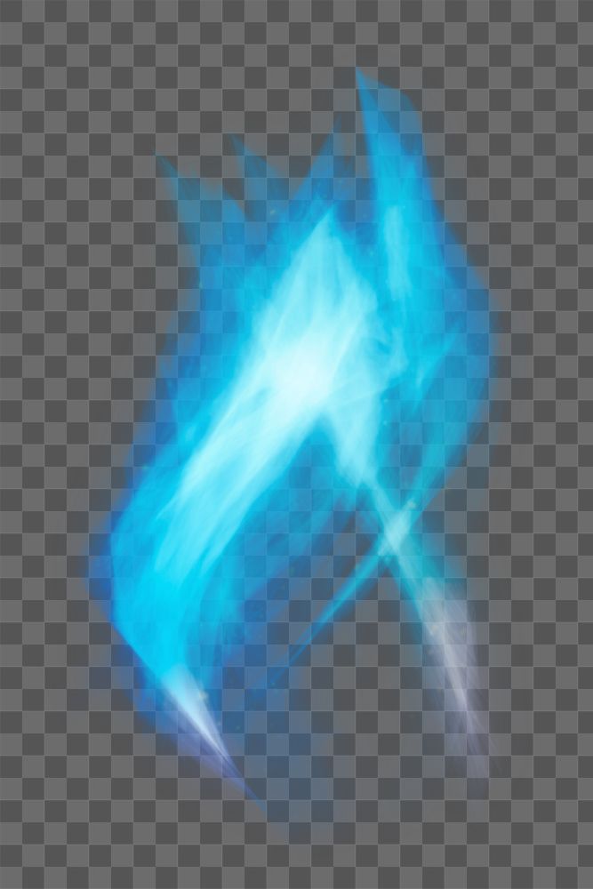 Png retro blue fire flame transparent graphic