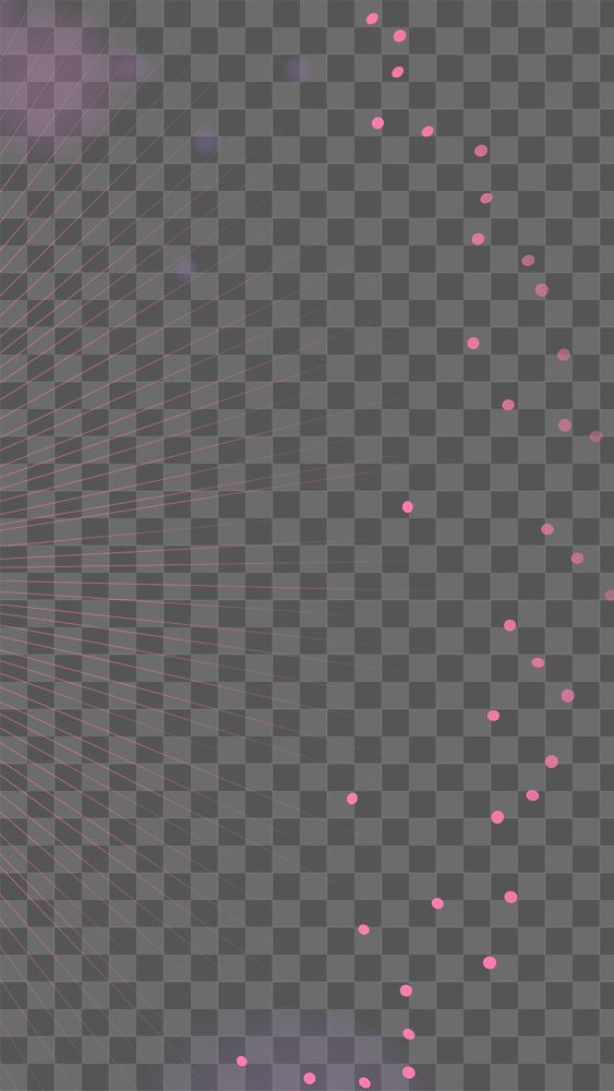 Png technology abstract with pink particle lines