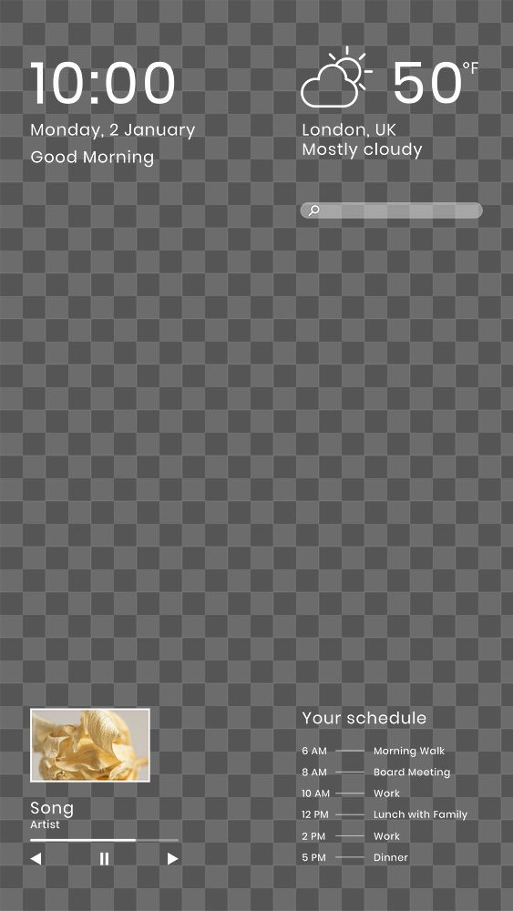 Png phone screensaver transparent background