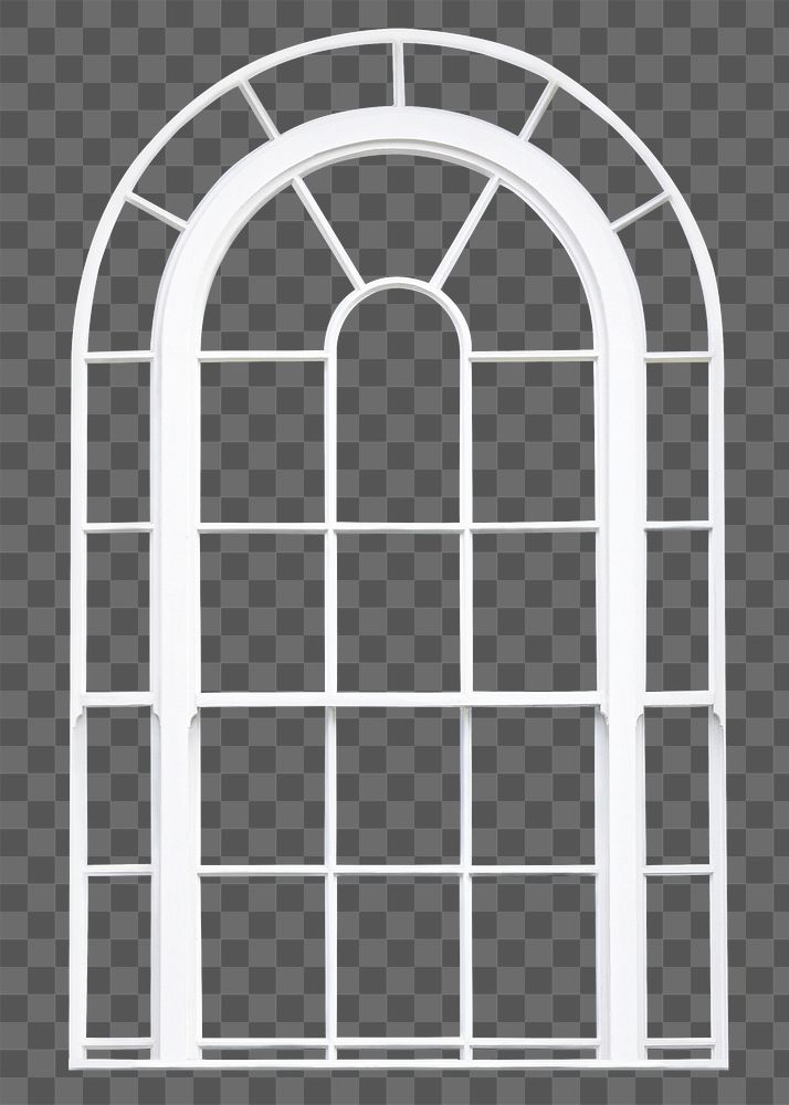 PNG white glass window clipart, home exterior illustration