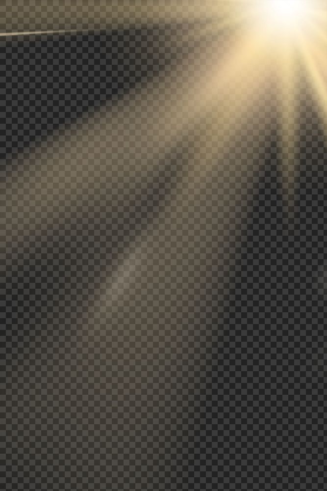 Png natural light lens flare transparent design element