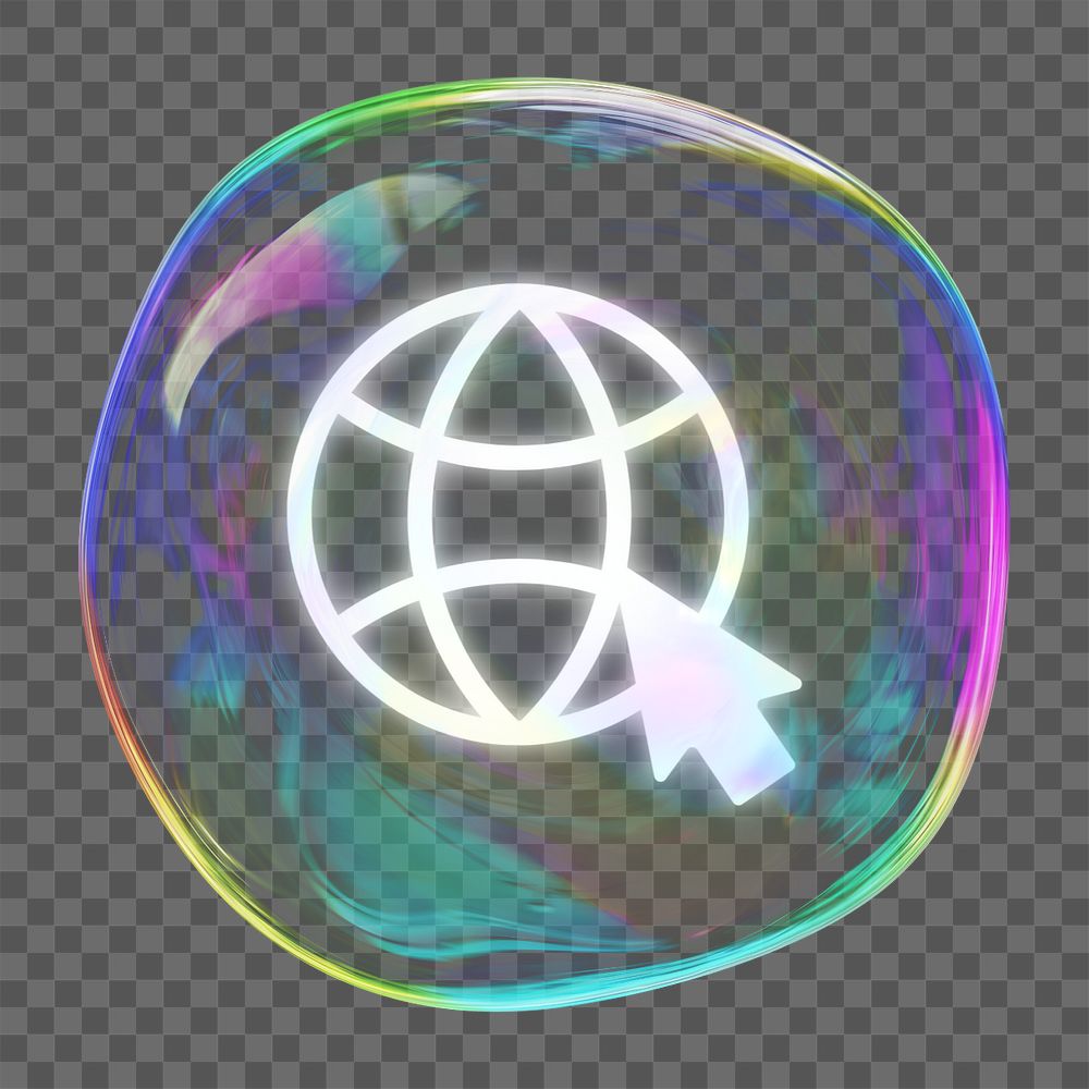 Global network png element, editable digital remix design