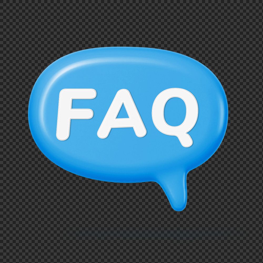 3D FAQ customer service, element editable illustration