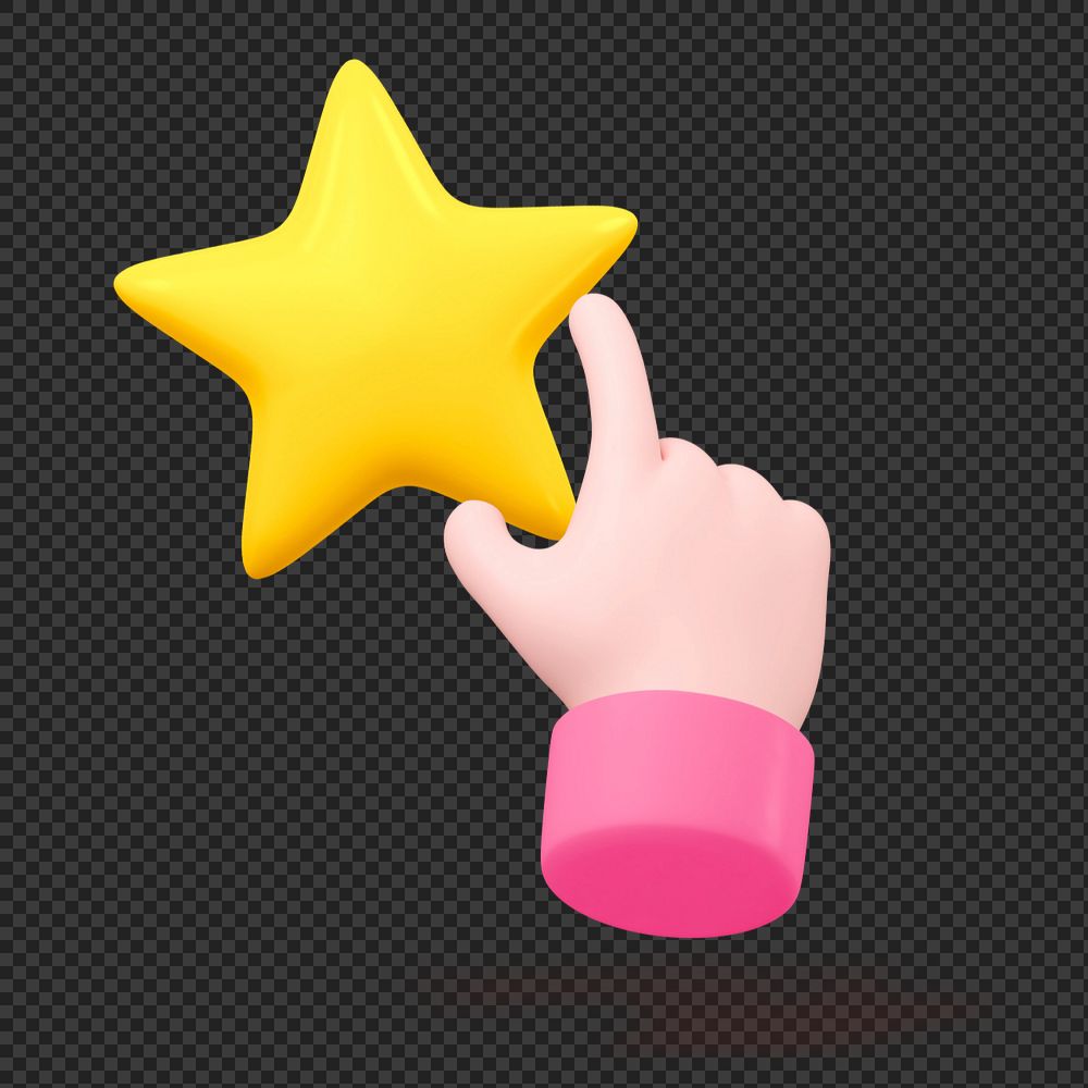 3D star ranking, element editable illustration