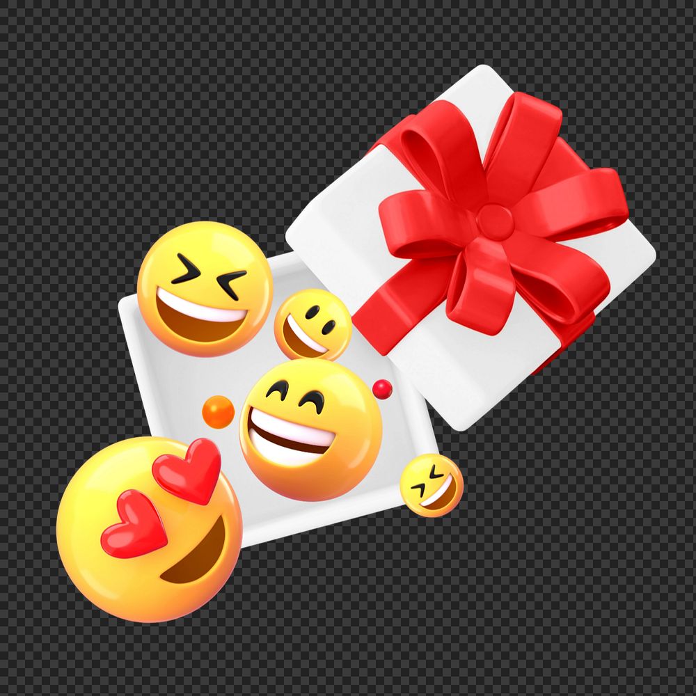 3D Christmas present, element editable illustration