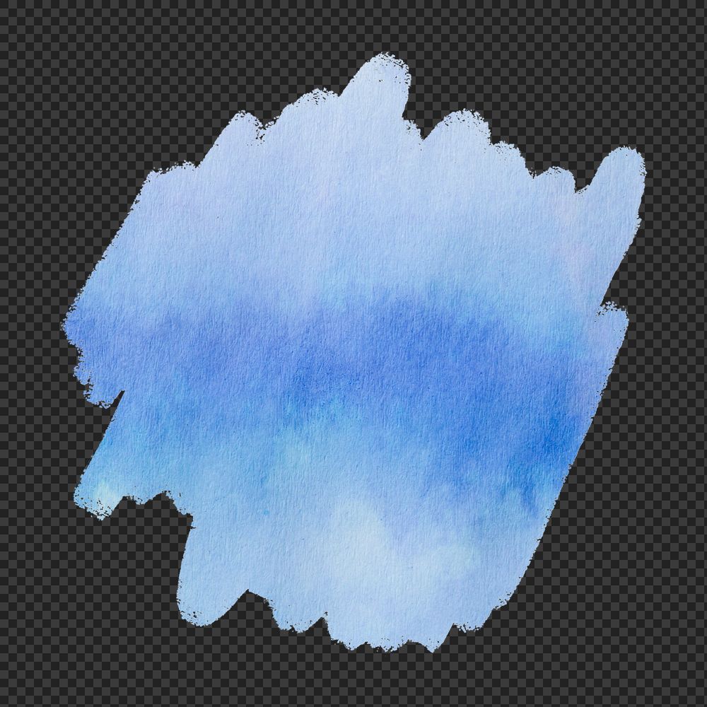 Paint stroke png mockup element, rabbit transparent background