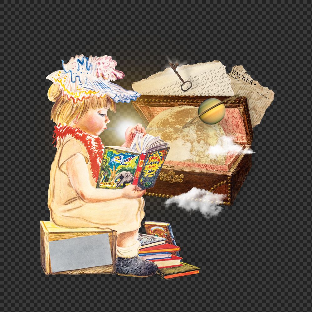 PNG Kid's education and creativity illustration transparent background editable design