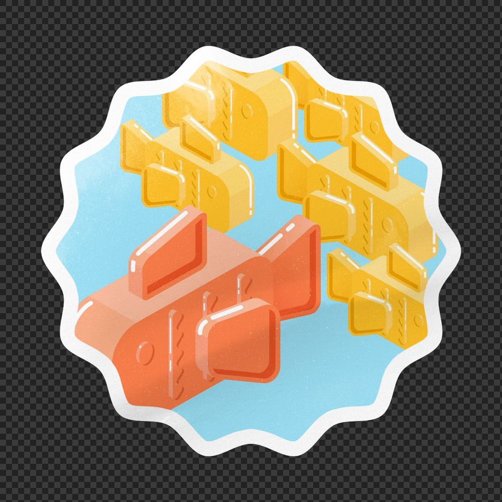 PNG starburst sticker mockup element, transparent background