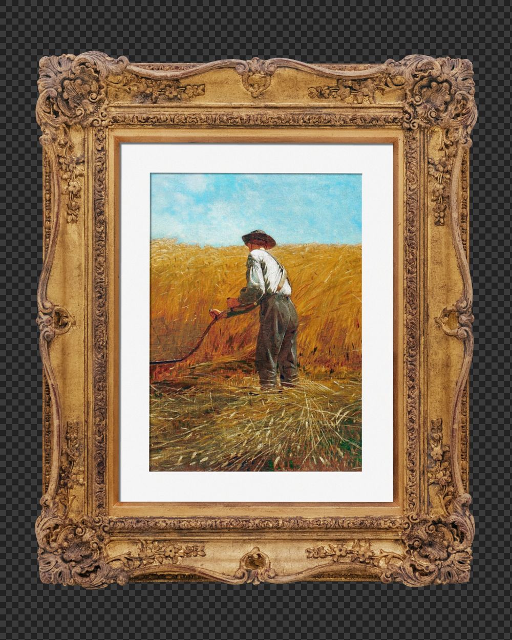 Vintage picture frame mockup, editable design