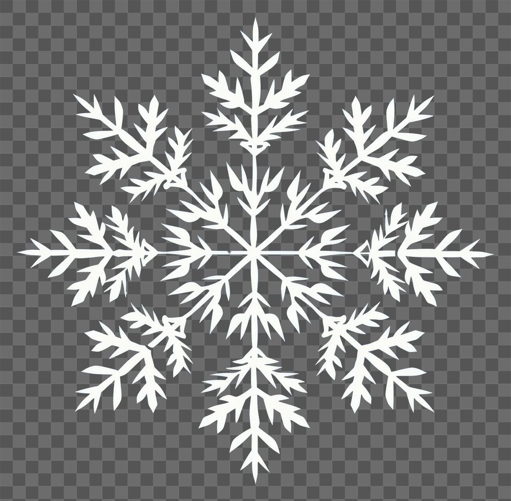 PNG Snowflake outdoors nature symbol.