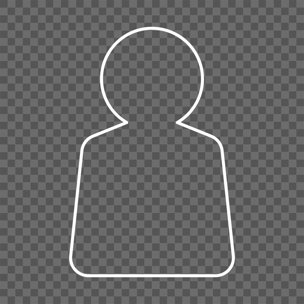PNG user profile, digital element, transparent background
