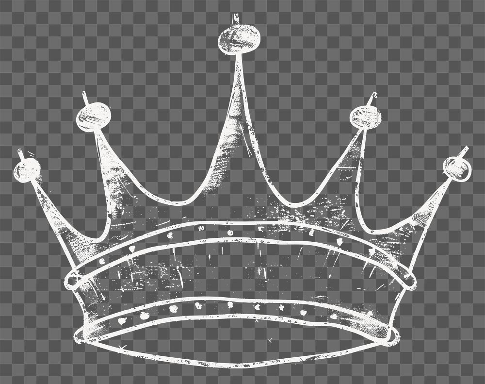 PNG Simple crown icon accessories blackboard accessory.