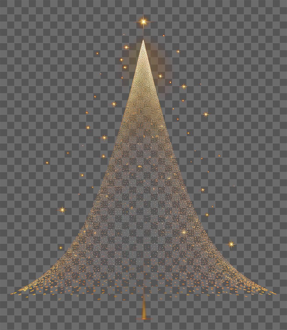 Gold light glitter effect christmas christmas tree astronomy.