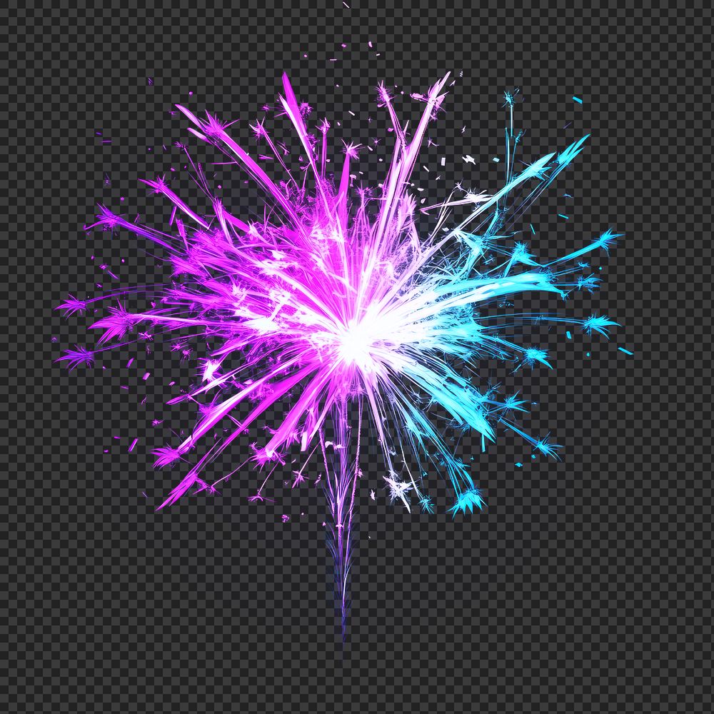 Png vibrant colorful fireworks burst free png rawpixel