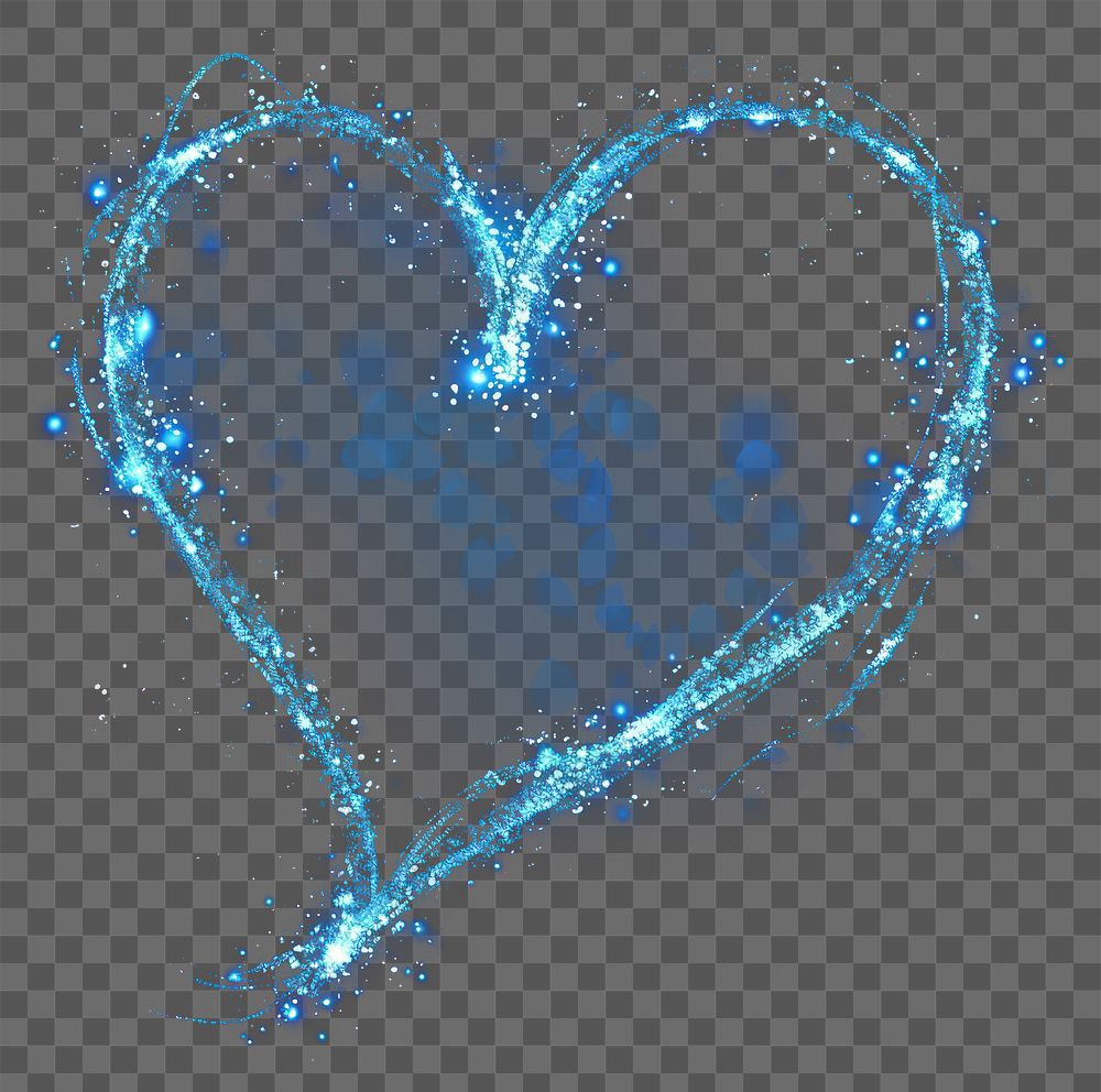 PNG Heartedshape outlines light background sparkling romantic.