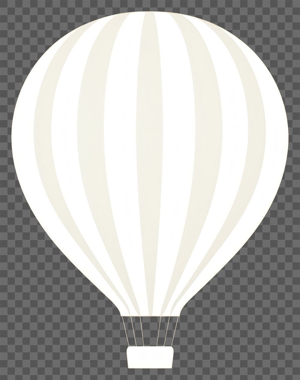 PNG  Illustration of a simple hot air balloon aircraft vehicle transportation.