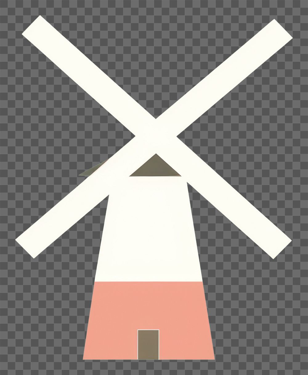 PNG  Illustration of a simple windmill symbol technology outdoors.