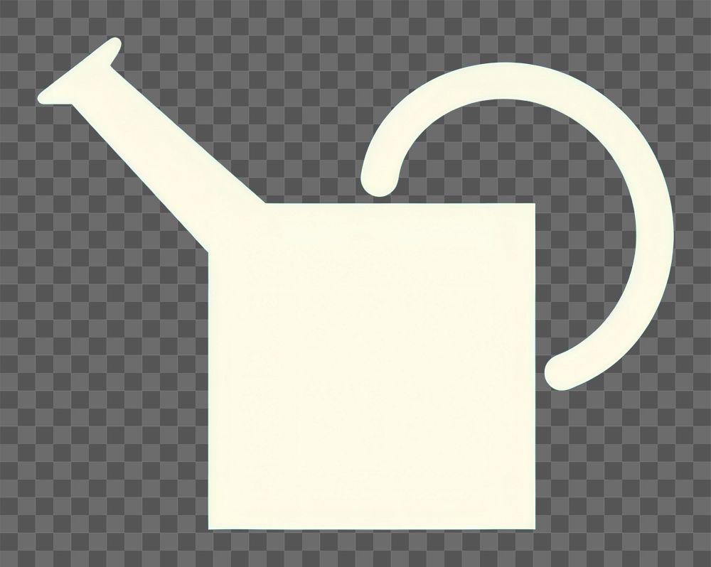 PNG  Watering can icon refreshment kettle symbol.