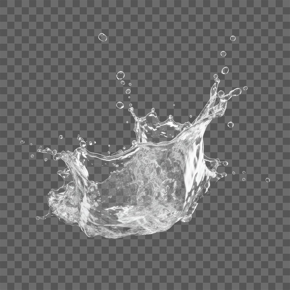 PNG Water splash black black background refreshment