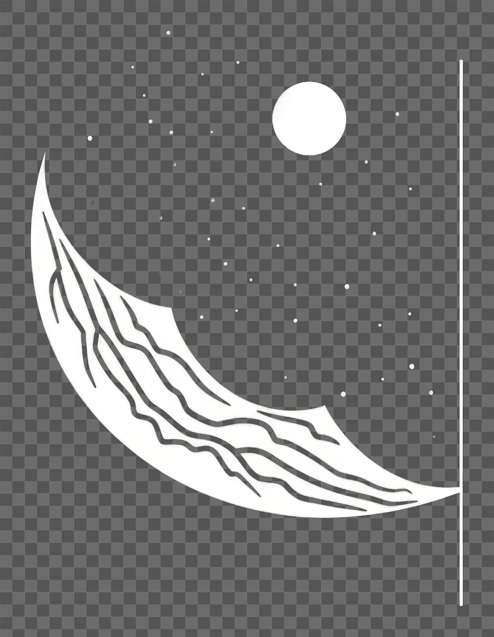 PNG Moon astrology icon astronomy nature night.