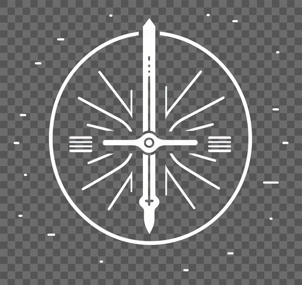 PNG Sword icon line monochrome astronomy.