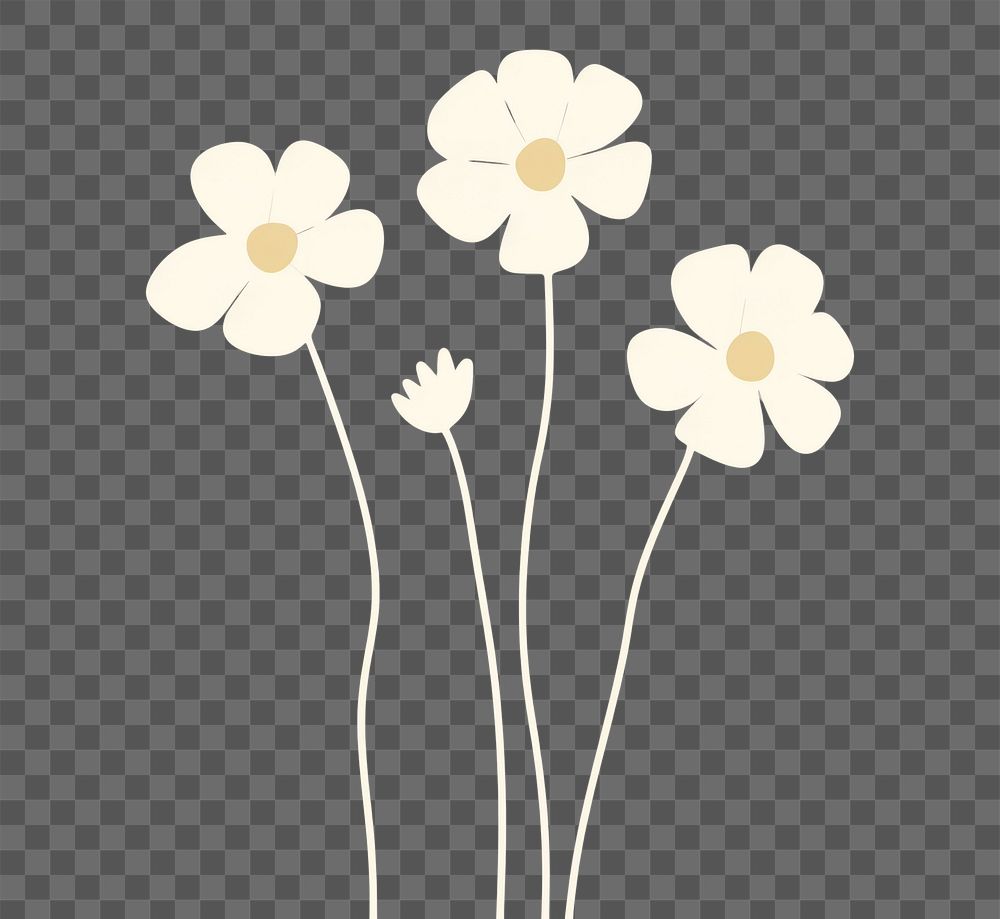 PNG Illustration of a simple flowers petal plant art