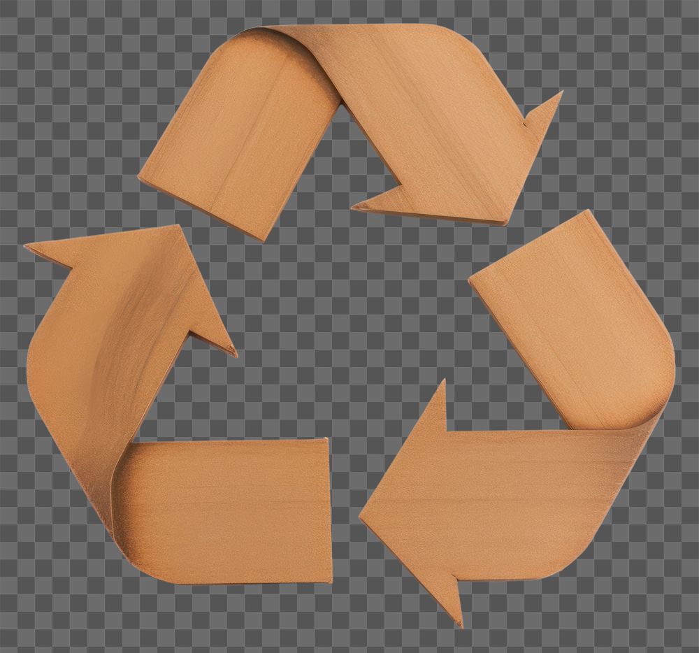 PNG Recycle white background cardboard recycling. AI generated Image by rawpixel.