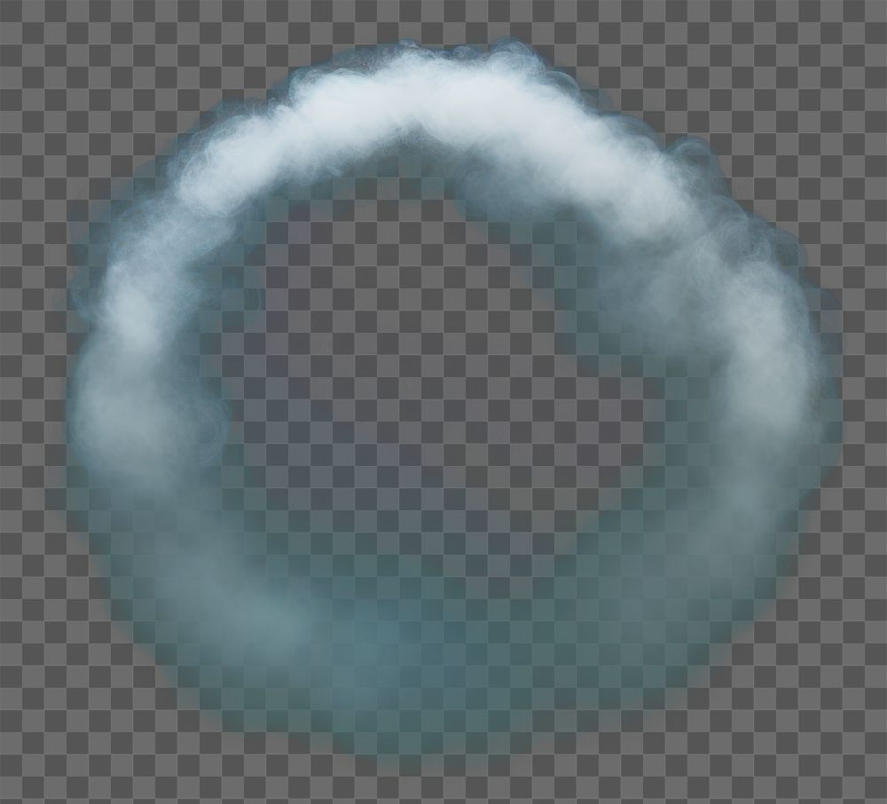 PNG  Circle fog effect smoke black background monochrome. AI generated Image by rawpixel.