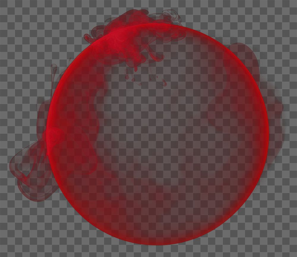 PNG  Red circle fog effect space night black background. AI generated Image by rawpixel.