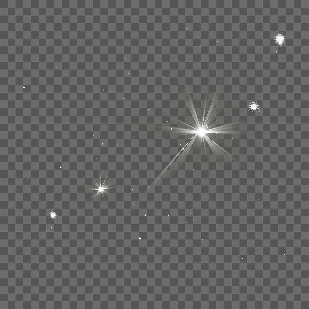 PNG Simple and minimal short and fews star rays streaking light backgrounds astronomy