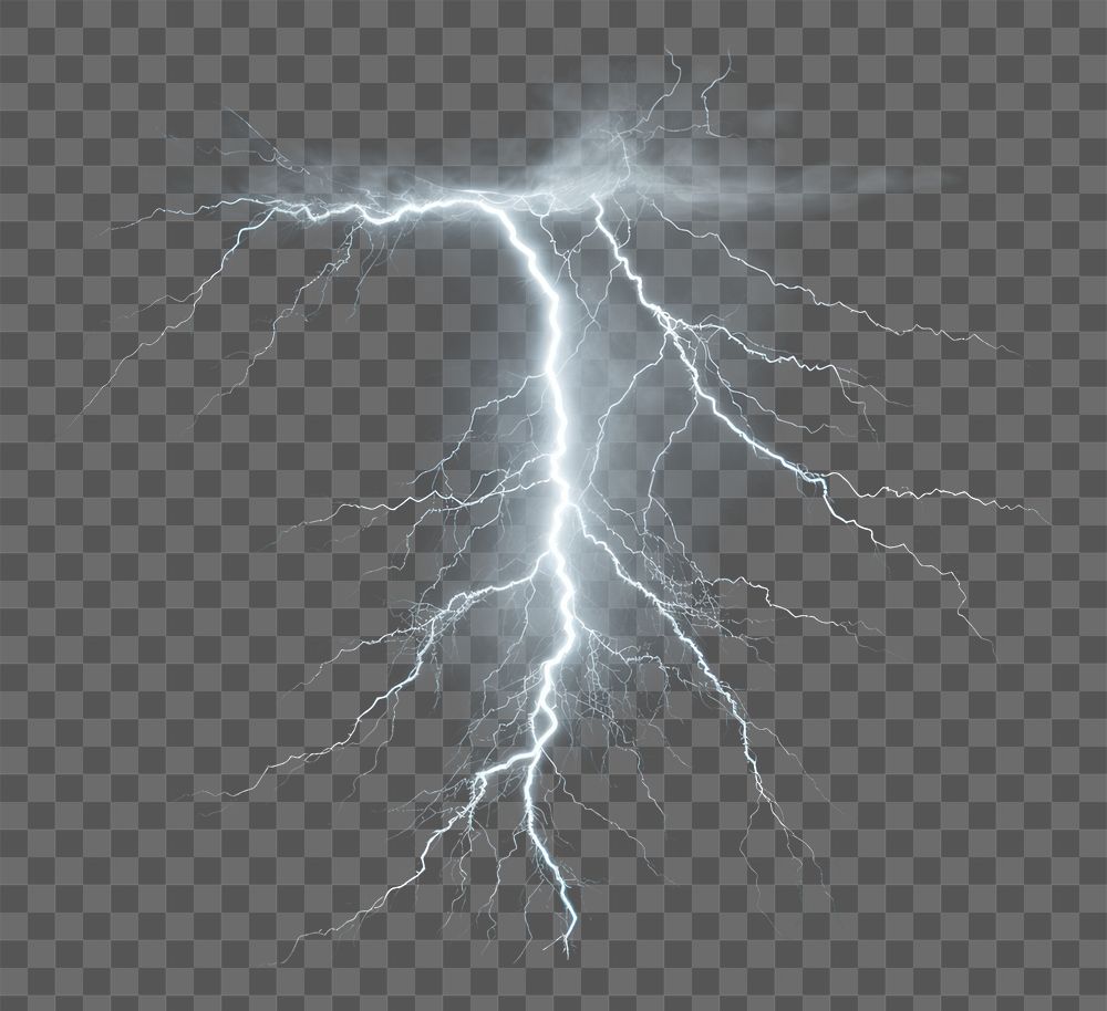 PNG Thunder thunderstorm lightning nature