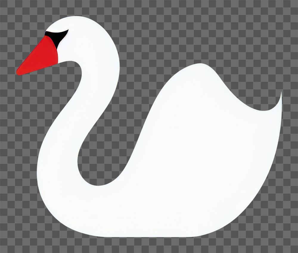 PNG Animal swan bird beak.
