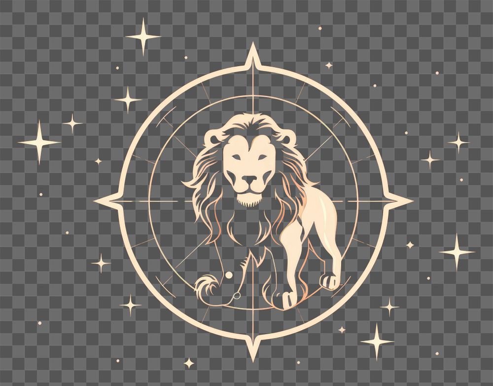 PNG Leo astrology sign mammal representation constellation.
