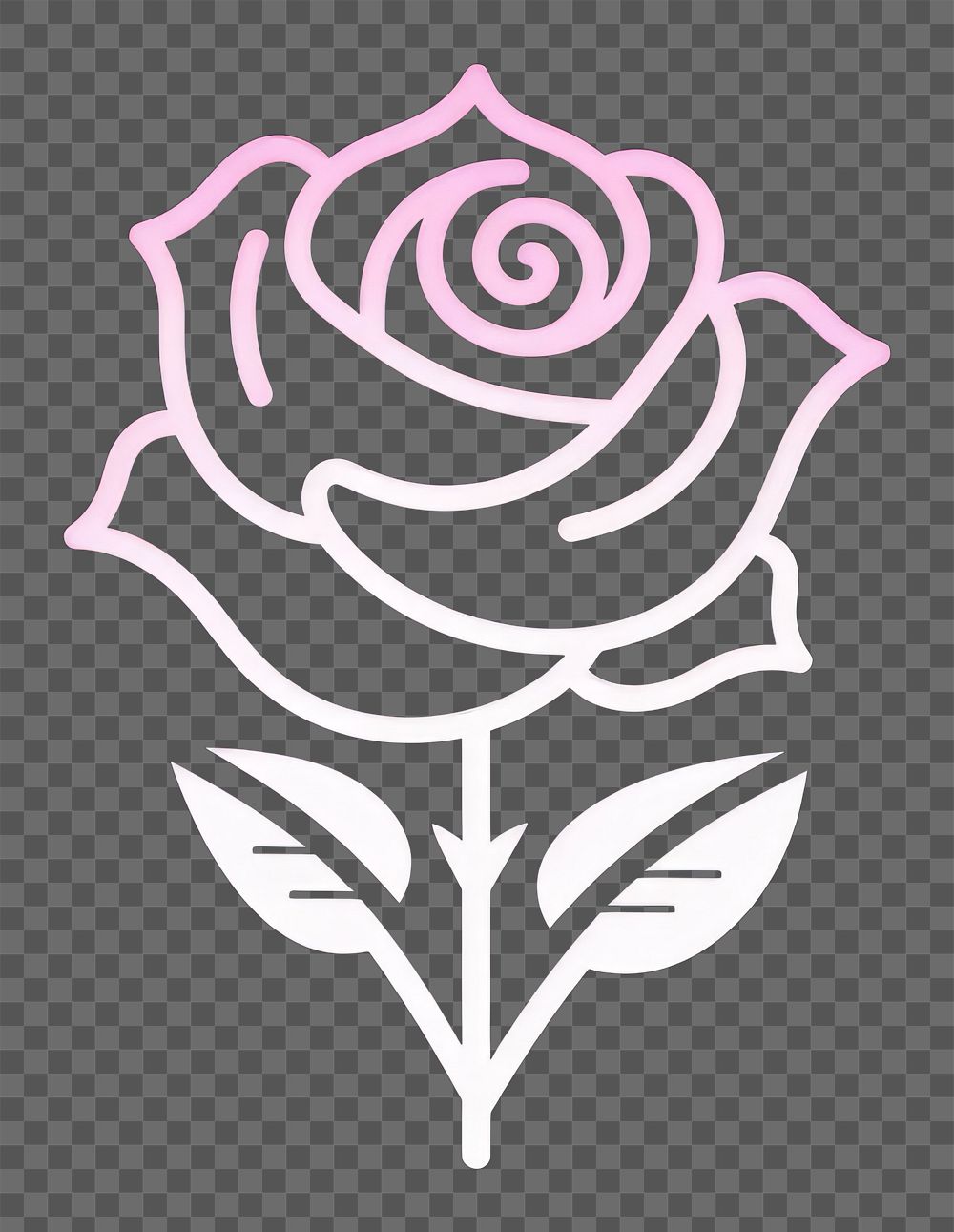 PNG Rose icon blossom flower plant.