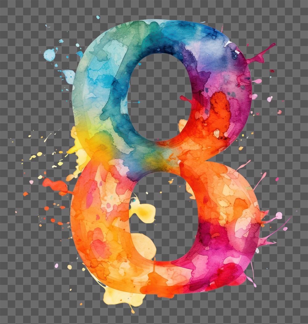 PNG  Number font text creativity.
