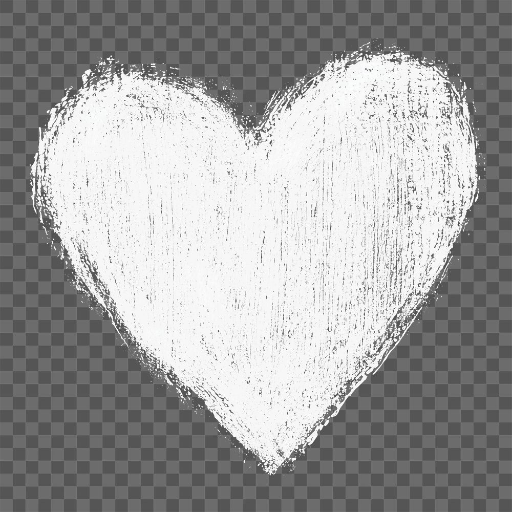 PNG A white heart symbol minimalist background drawing.