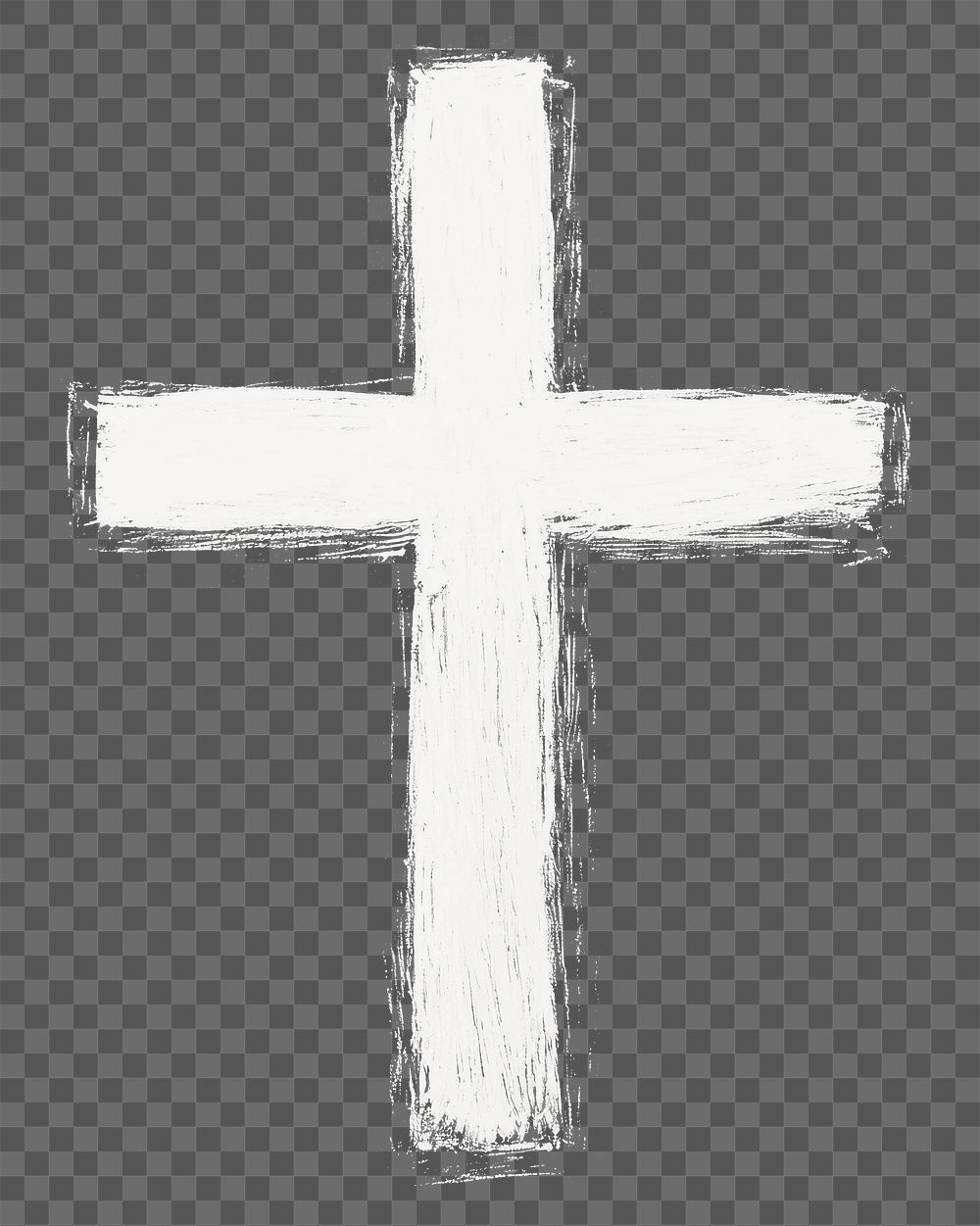 PNG A white cross symbol drawing texture chalk.