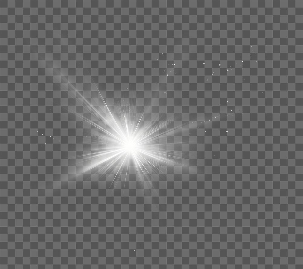 PNG A glowing light effect illustration background flare.