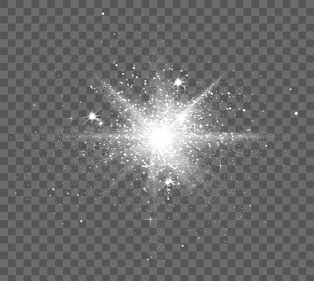 PNG Starry star light universe sparkle.