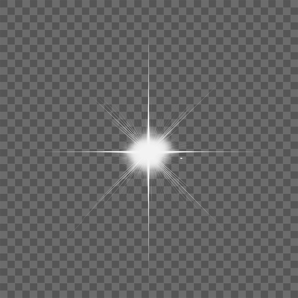 PNG A vector glowing light effect lighting night star.