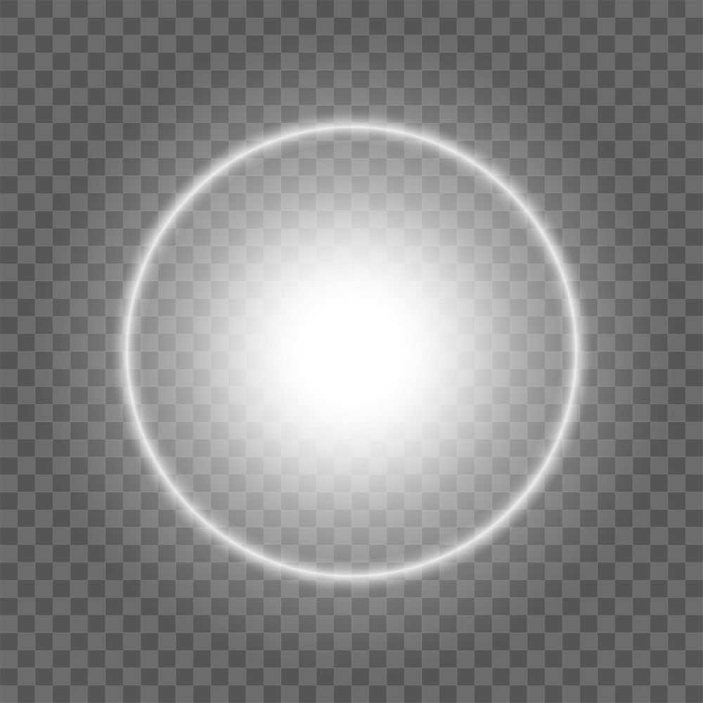 PNG Circular transparent overlay effect on transparent background