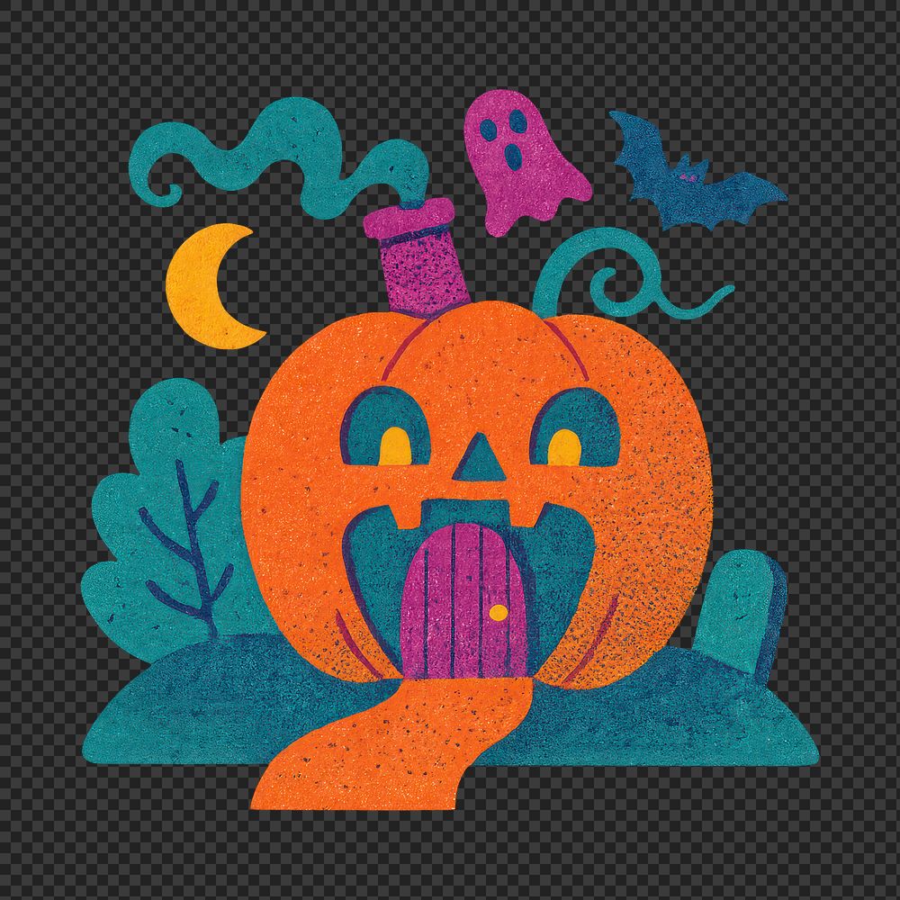 Haunt Design Haunted Halloween Pumpkin Images Free Photos PNG