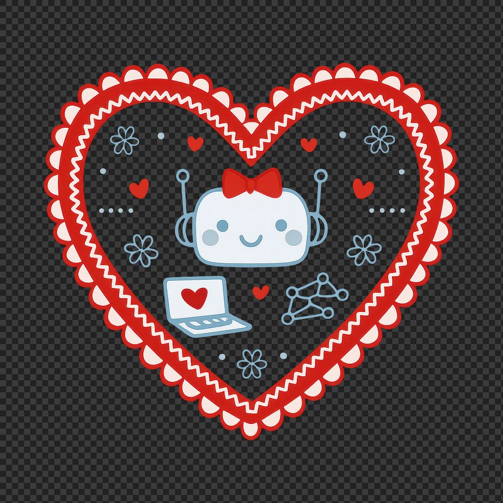 Technology+border Design Element PNG Heart Images | Free Photos, PNG ...