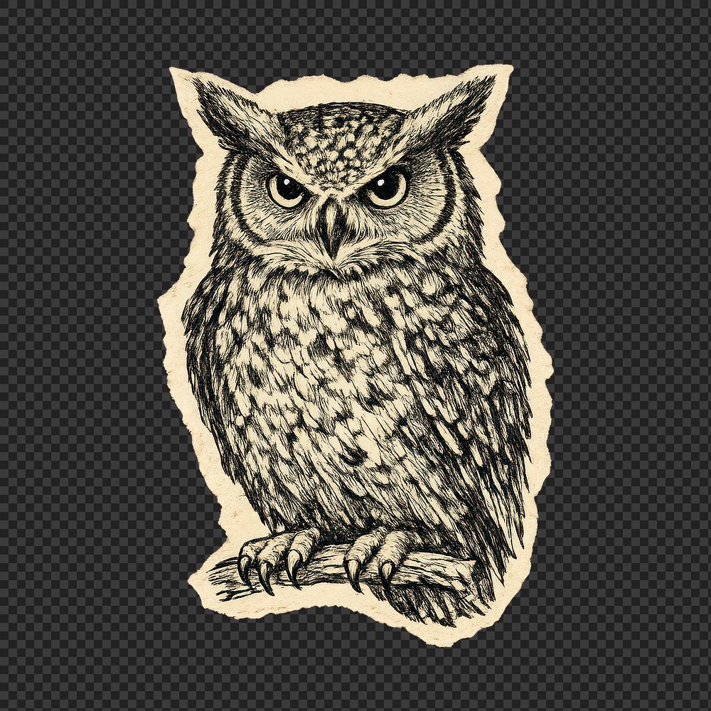 Vintage Owl Art Texture Images | Free Photos, PNG Stickers, Wallpapers ...