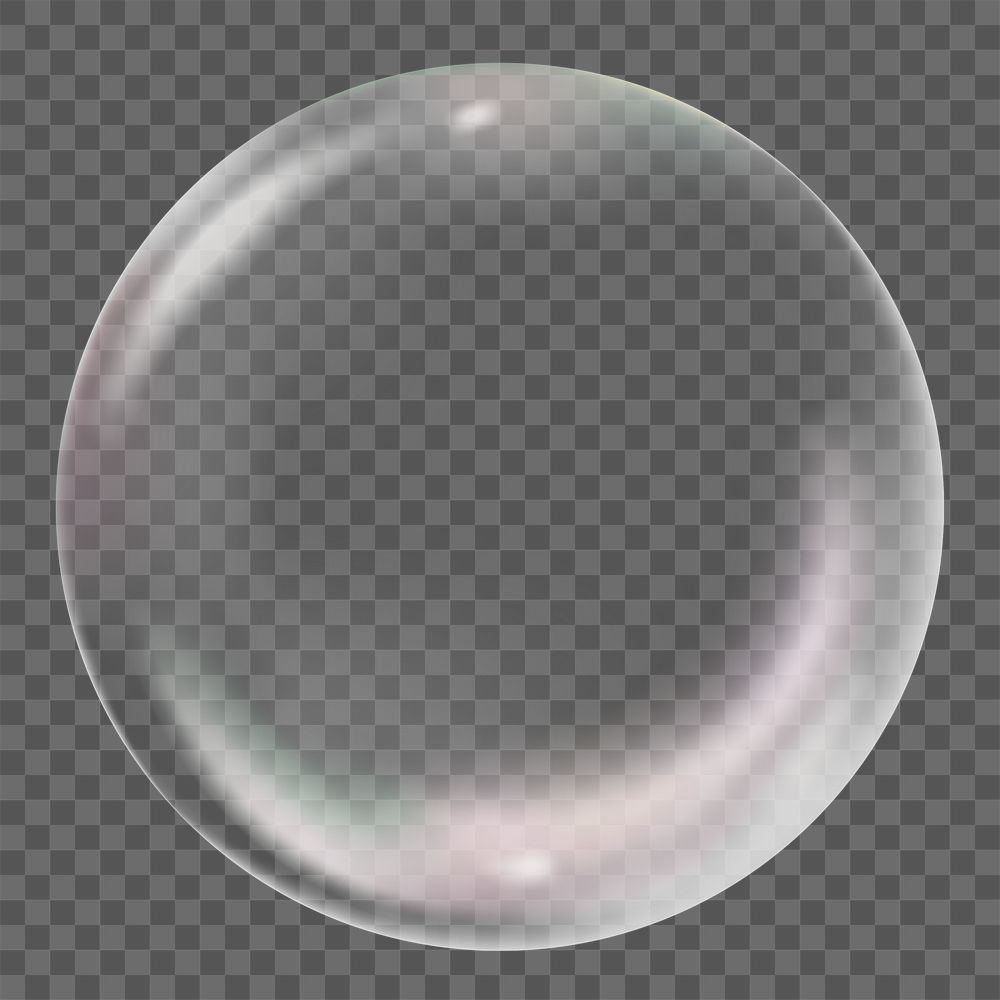 Holographic bubble png frame sticker, aesthetic graphic, transparent background