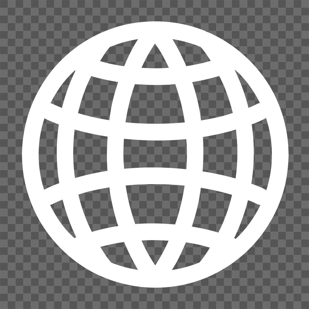 Internet icon png sticker, white, transparent background